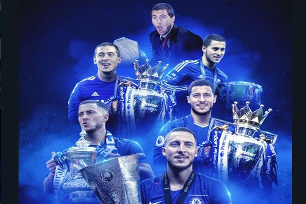 Jejak Prestasi Eden Hazard Selama Tujuh Tahun di Chelsea