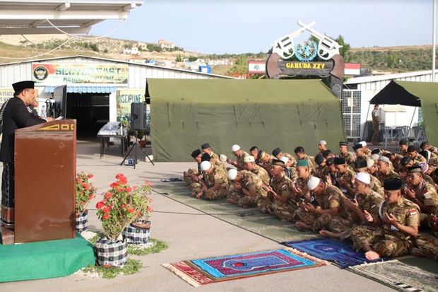 Ini Kesan Pasukan MPU UNIFIL Rayakan Idul Fitri di Negeri Orang
