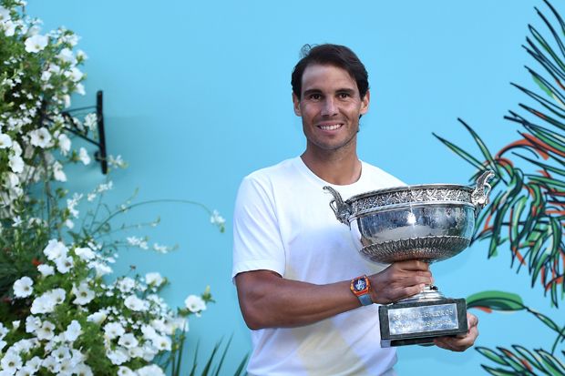 Juara Prancis Terbuka, Nadal Tak Terobsesi Samai Rekor Federer