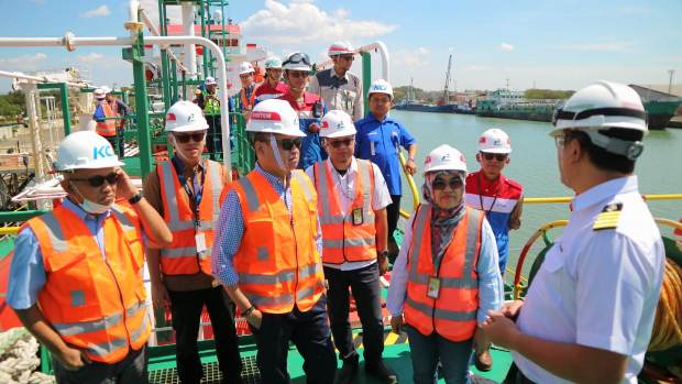 Pertamina Cek Fasilitas Depot LPG di Pelabuhan Cirebon
