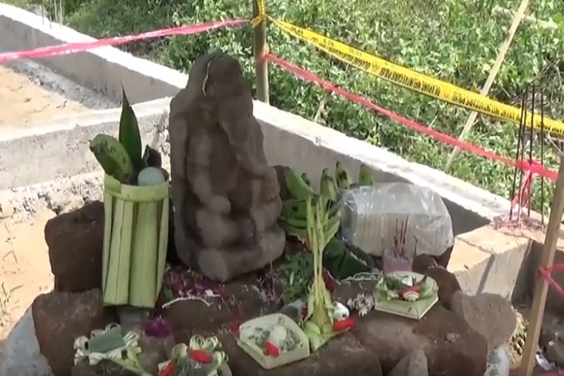 Arca Ganesha Diduga Peninggalan Kerajaan Kahuripan Ditemukan Warga Kediri