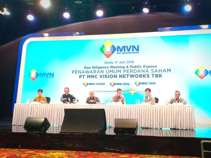 MNC Vision Networks Target Dana Rp856 Miliar Lewat IPO