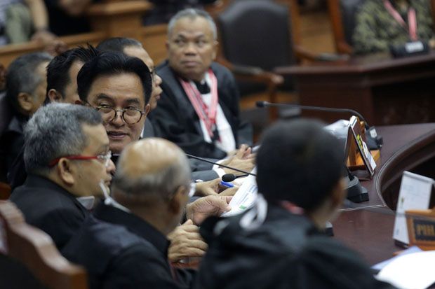 Sidang MK, Tim Hukum Jokowi-Maruf Kutip Ayat Alquran