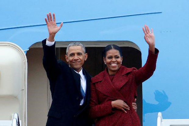 Keluarga Obama Rayakan Hari Ayah