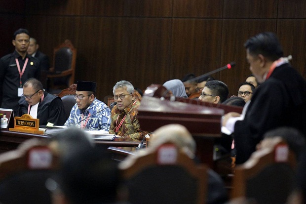 KPU Cecar Saksi Soal DPT 17,5 Juta yang Dipersoalkan Tim Prabowo-Sandi