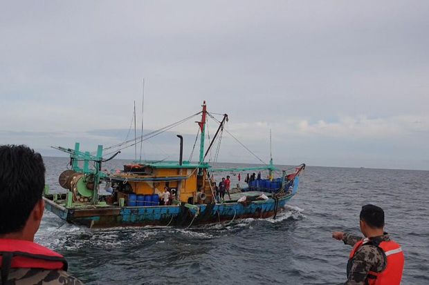 Curi Ikan di Perairan Selat Malaka, Kapal Malaysia Ditangkap