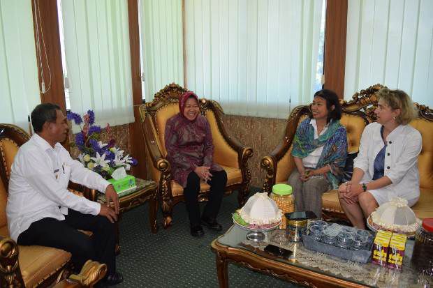 Wali Kota Palu Menerima Kunjungan Wali Kota Surabaya