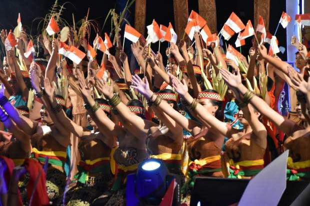 Pembukaan Festival Budaya Isen Mulang 2019 Sangat Meriah