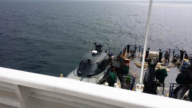 KP Orca 2 KKP Kembali Menangkap Kapal Ikan Ilegal Malaysia