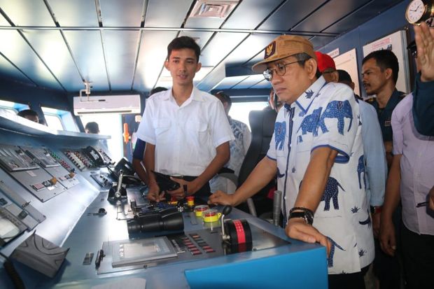 Persiapan Jalur Tol Laut, Gubernur Sulbar Tinjau Pelabuhan Tanjung Silopo