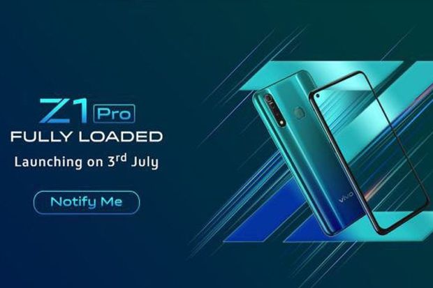 Vivo Resmi Sebut Z1 Pro Datang ke India Tanggal 3 Juli 2019