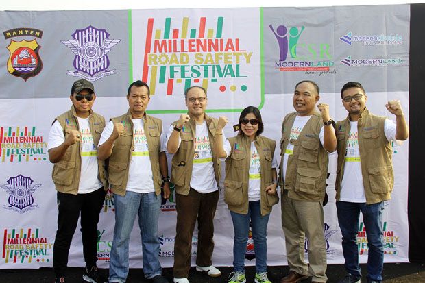 Modernland Realty Dukung Millenial Safety Road Festival