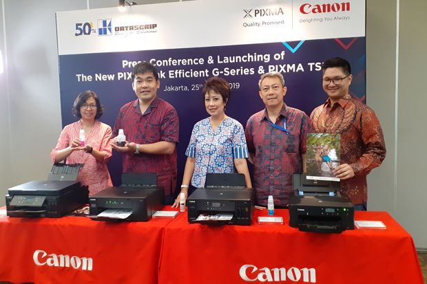 Datascrip Boyong Empat Printer Canon Pixma ke Pasar Indonesia
