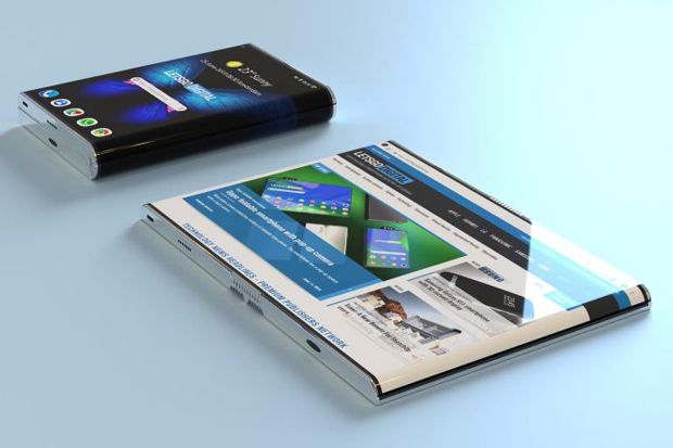 Keren, Samsung Patenkan Foldable Phone dengan Ujung Melengkung
