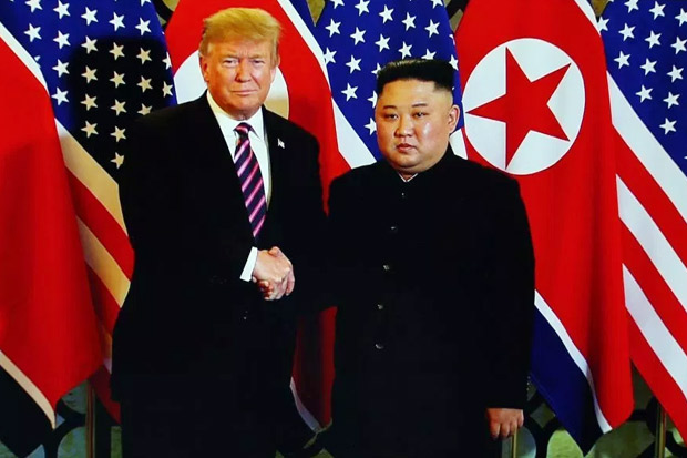 Diam-diam, AS-Korut Bahas KTT Trump-Kim Jong-un Ketiga