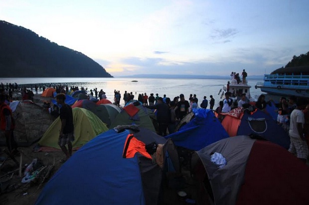 Festival 1.000 Tenda Kaldera Danau Toba Sedot Ribuan Pengunjung