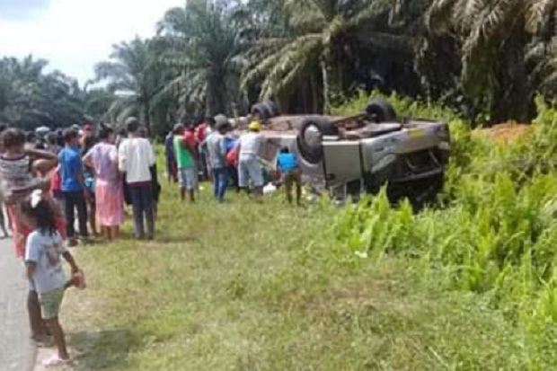Bus Yesoe Terbalik di Trans Kalimantan, 3 Penumpang Tewas
