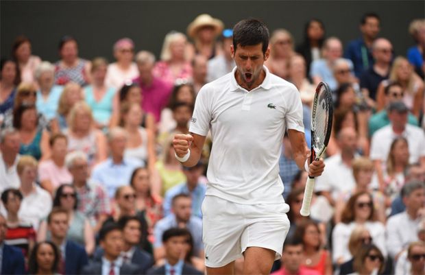 Novak Djokovic Lolos Rintangan Pertama Wimbledon 2019