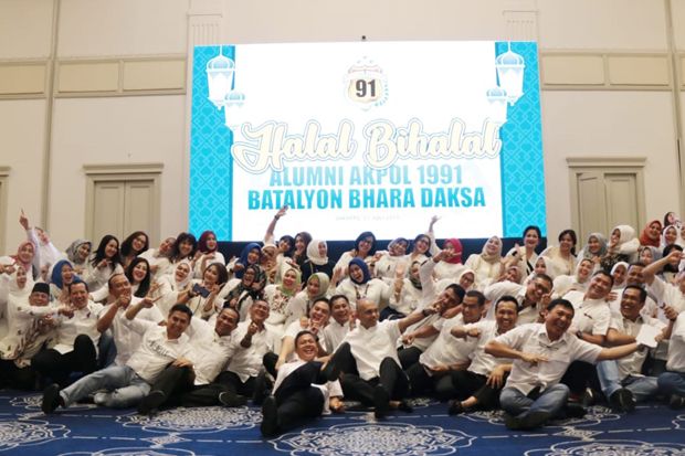 Halal Bihalal Alumni Akpol 1991 Penuh Suasana Hangat dan Meriah