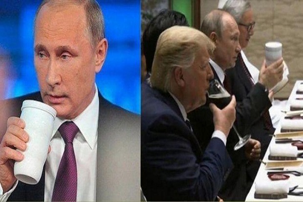 Putin Bawa Cangkir Sendiri di KTT G-20 Memicu Lelucon