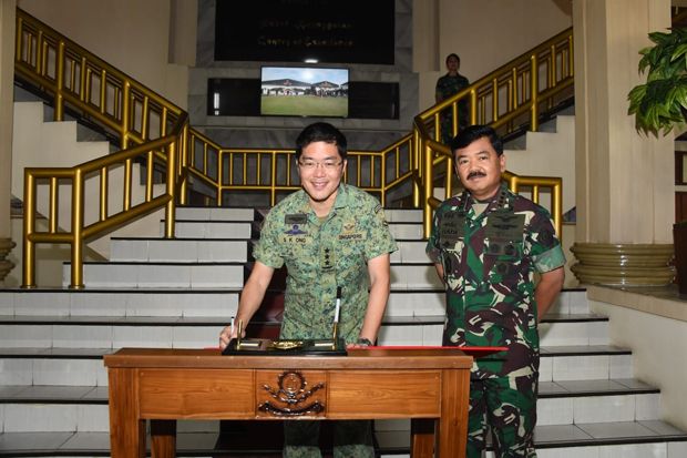 Panglima TNI dan Pangab Singapura Pimpin Pertemuan Tahunan di Bandung