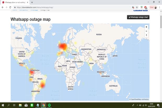 WhatsApp Down, Pengguna Tak Bisa Buka Foto, Video, Pesan Suara