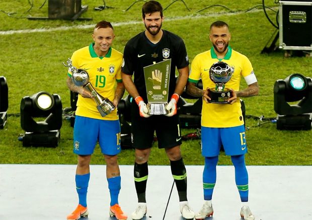 Pemain Brasil Borong Penghargaan Individu di Copa America 2019