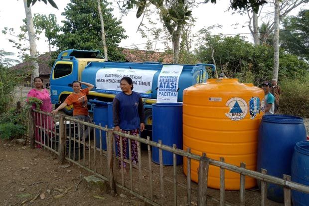 Bantu Warga Pacitan yang Kekeringan, ACT Distribusikan Air Bersih