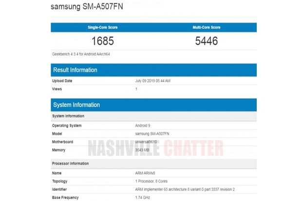 Spesifikasi Kunci Samsung Galaxy A50s Muncul di Situs GeekBench