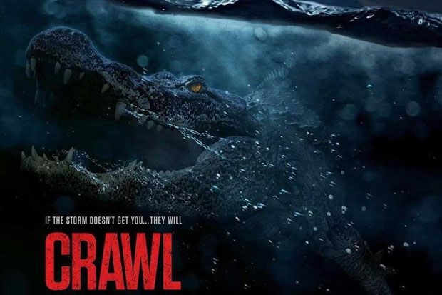 Review Film Crawl: Teror Buaya Raksasa di Tengah Badai Besar