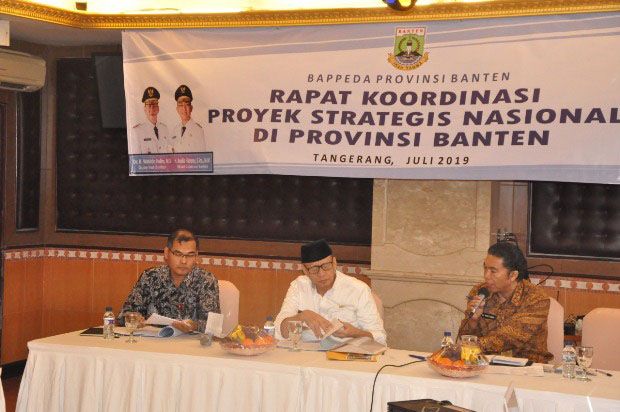 Progres Pembangunan Banten Fisik 60 Persen, Lahan Capai 90 Persen