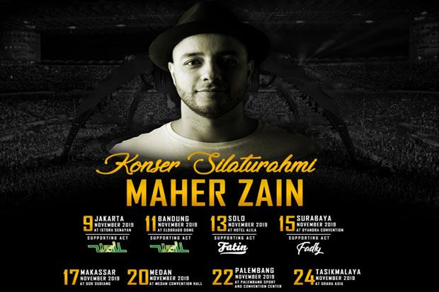 Maher Zain Akan Gelar Konser Silaturahmi di 8 Kota di Indonesia
