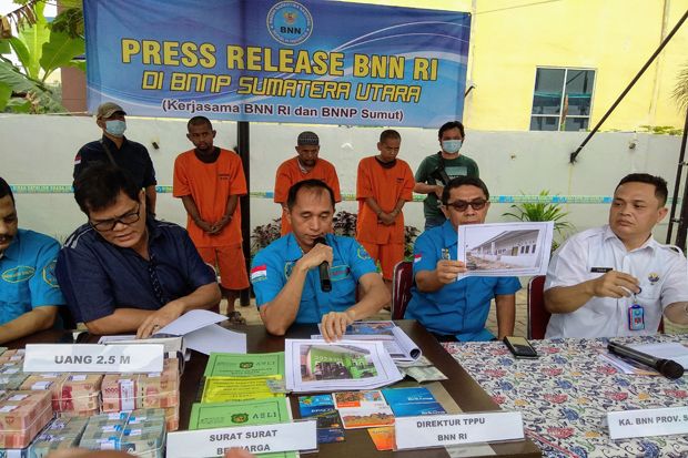 BNN Bongkar Jaringan Narkoba Internasional, Tiga Warga Tanjung Balai Dibekuk