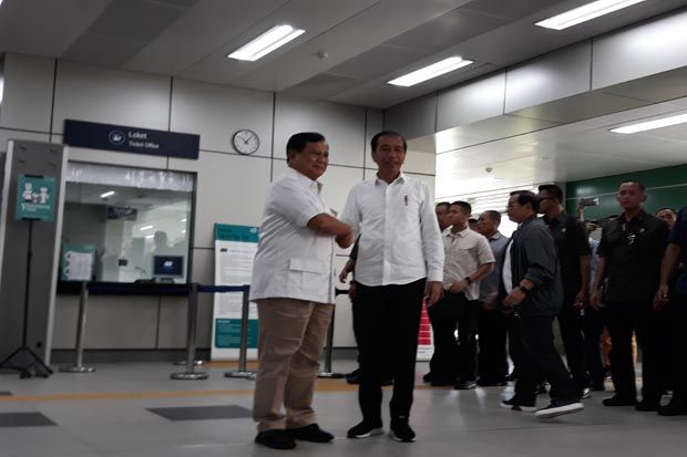 Ketika MRT Jadi Saksi Pertemuan Jokowi-Prabowo