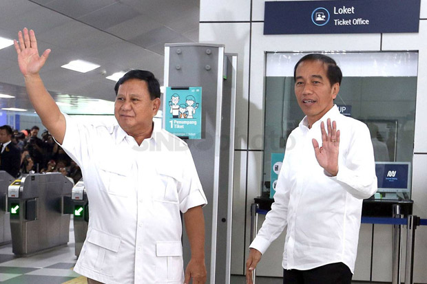 Pertemuan Jokowi-Prabowo di MRT Tunjukkan Mereka Satu Tujuan