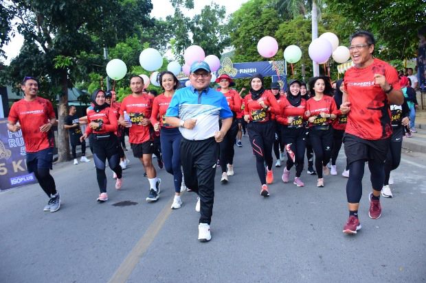 Putri Indonesia Lari bersama 400 Runners Gorontalo di HUT ke-4 TGR