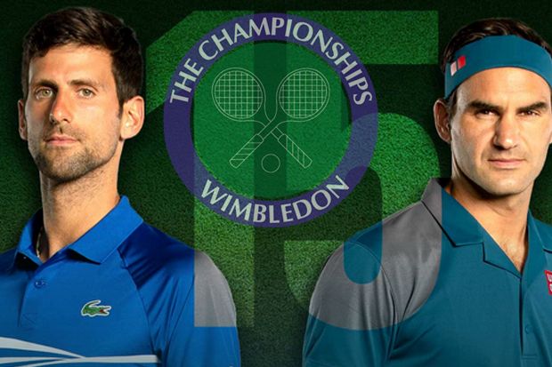 Statistik Duel Djokovic vs Federer di Final Wimbledon 2019