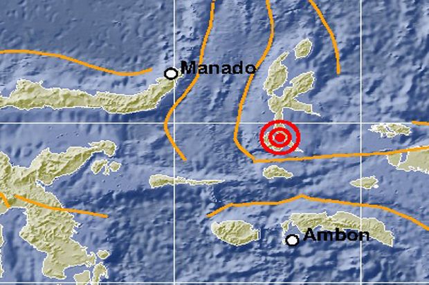 Lagi, Gempa Bumi 5,2 SR Guncang Halmahera Selatan