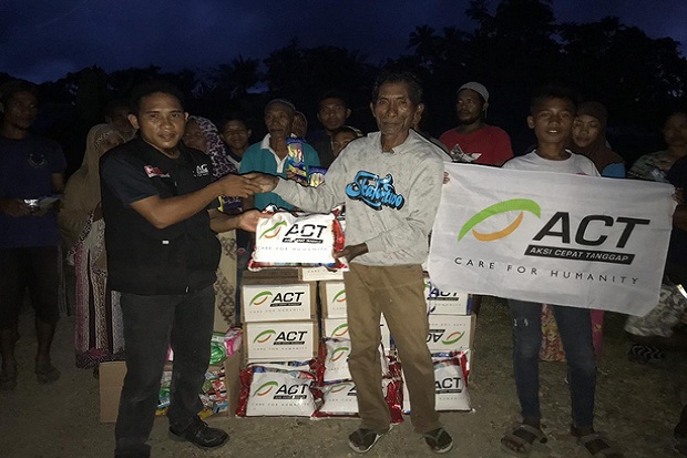 ACT Berikan Bantuan ke Ratusan KK Korban Gempa Maluku Utara