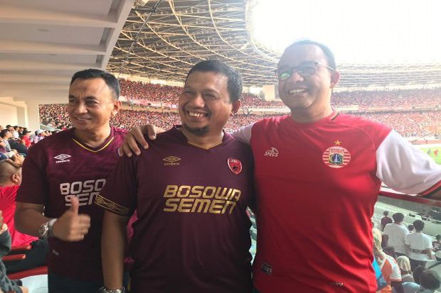 Iqbal bersama Anies Nonton Final Piala Indonesia di Gelora Bung Karno