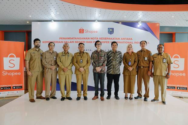 Kementerian Dalam Negeri Kerja Sama dengan Shopee Indonesia