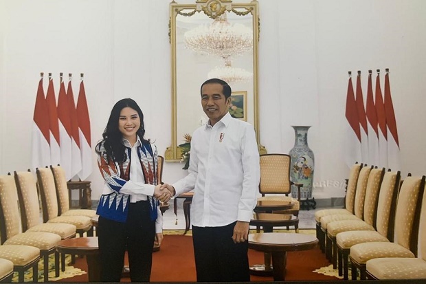 Di Istana Bogor, Angela Tanoesoedibjo Kembali Bertemu Presiden Jokowi