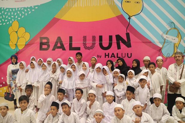 Hari Anak Nasional, Baluun By Haluu Bahagiakan 200 Anak Panti