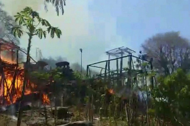 Kampung Adat Ubu Bewi Wanokaka NTT Ludes Dilalap Si Jago Merah