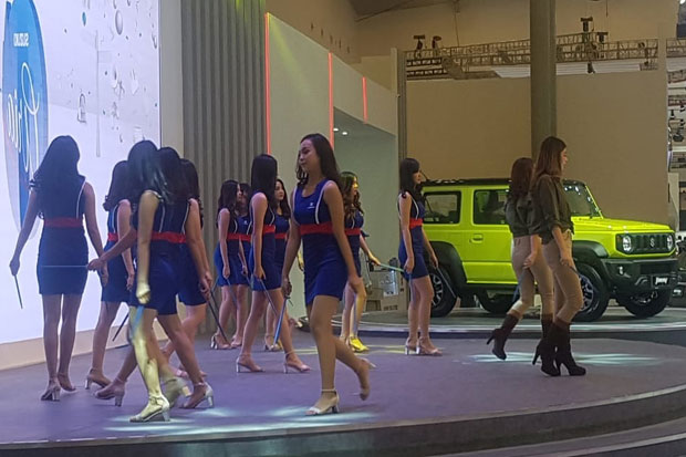 150 Usher Cantik GIIAS 2019 Berebut Gelar Miss Auto Show