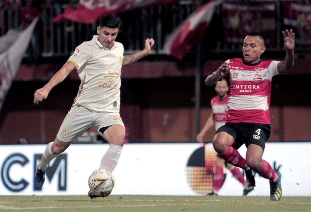 Madura United Telan Kekalahan Kandang Perdana Usai Menjamu PSS Sleman
