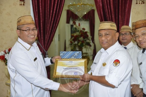 Komitmen Pimpinan di Gorontalo Raih Penghargaan APIP