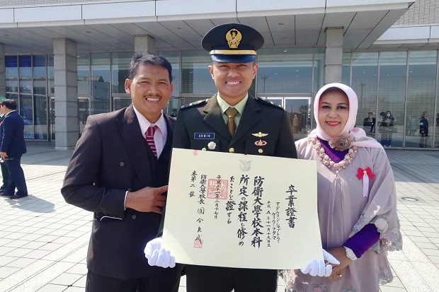 Letda Inf Adwin Syahputra, Lulusan Terbaik Siswa Asing di NDA Jepang
