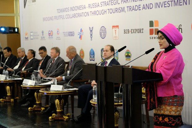Dukung Acara KBRI, Kemenpar Sukses Unjuk Gigi di Indonesia-Russia Business Forum