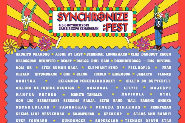 Synchronize Fest 2019 Bakal Diramaikan 10 Band Emo